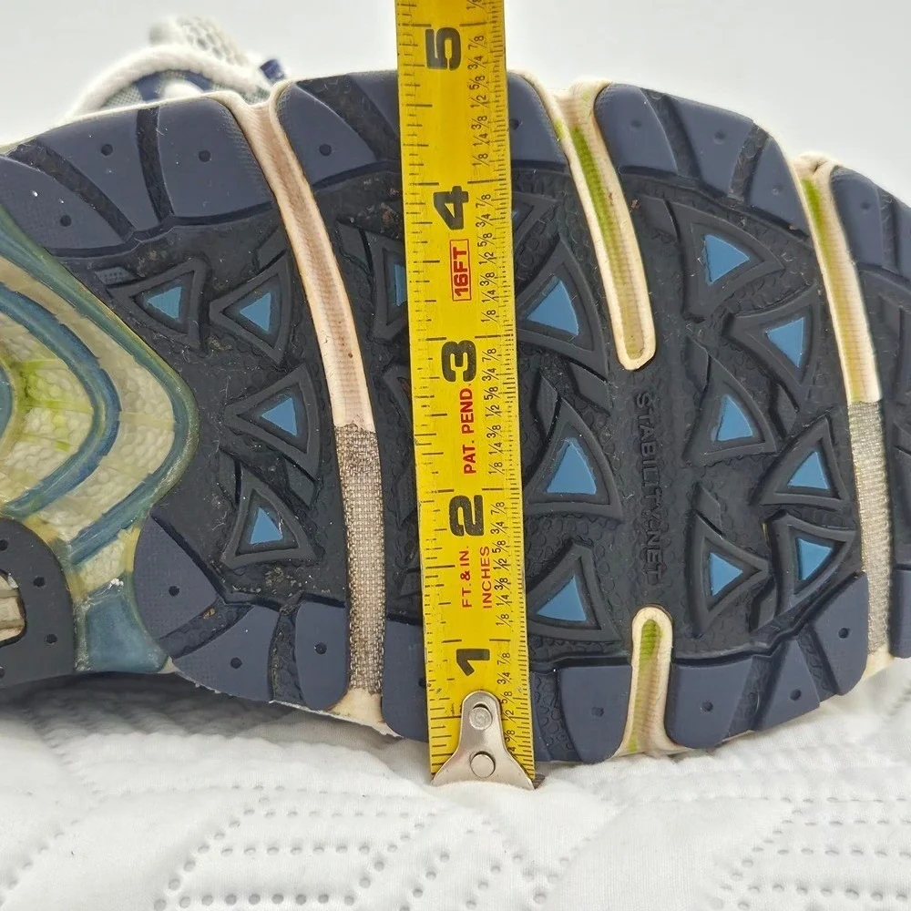 Brooks Shoes Athletic Men Blue, White And Gold Run Casual Length-12.5